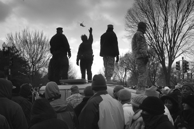Washington DC at Obamas inauguration