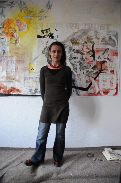 Painter Laila Sahrai Leipzig