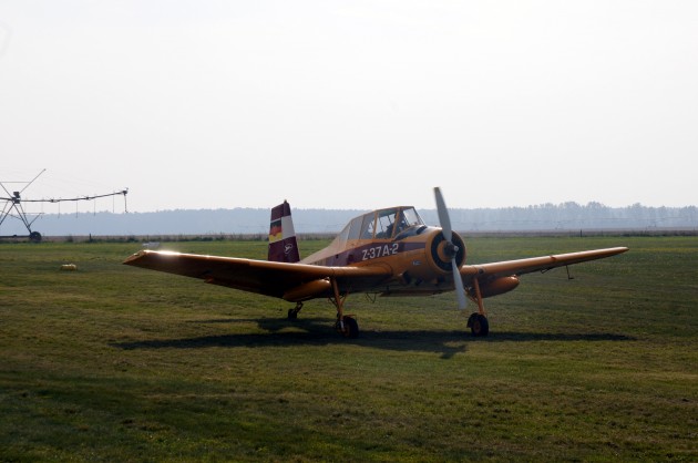 PZL Dromedar M-18 Zlin Z37A-2 Doppelsteuer aus EDOA